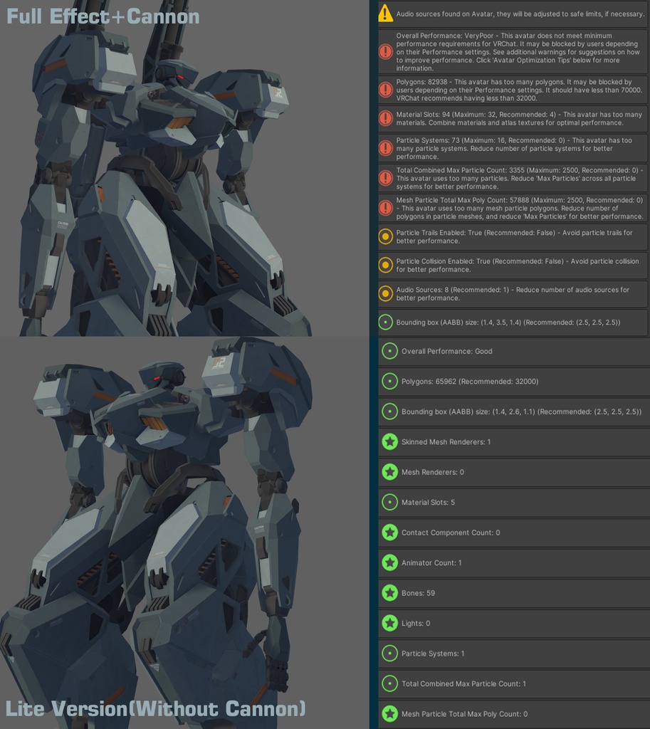 【オリジナル3Dモデル】Long-range Tactical Mecha “Boulder/ボルダー/巨岩”