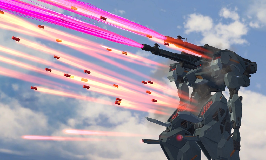 【オリジナル3Dモデル】Long-range Tactical Mecha “Boulder/ボルダー/巨岩”