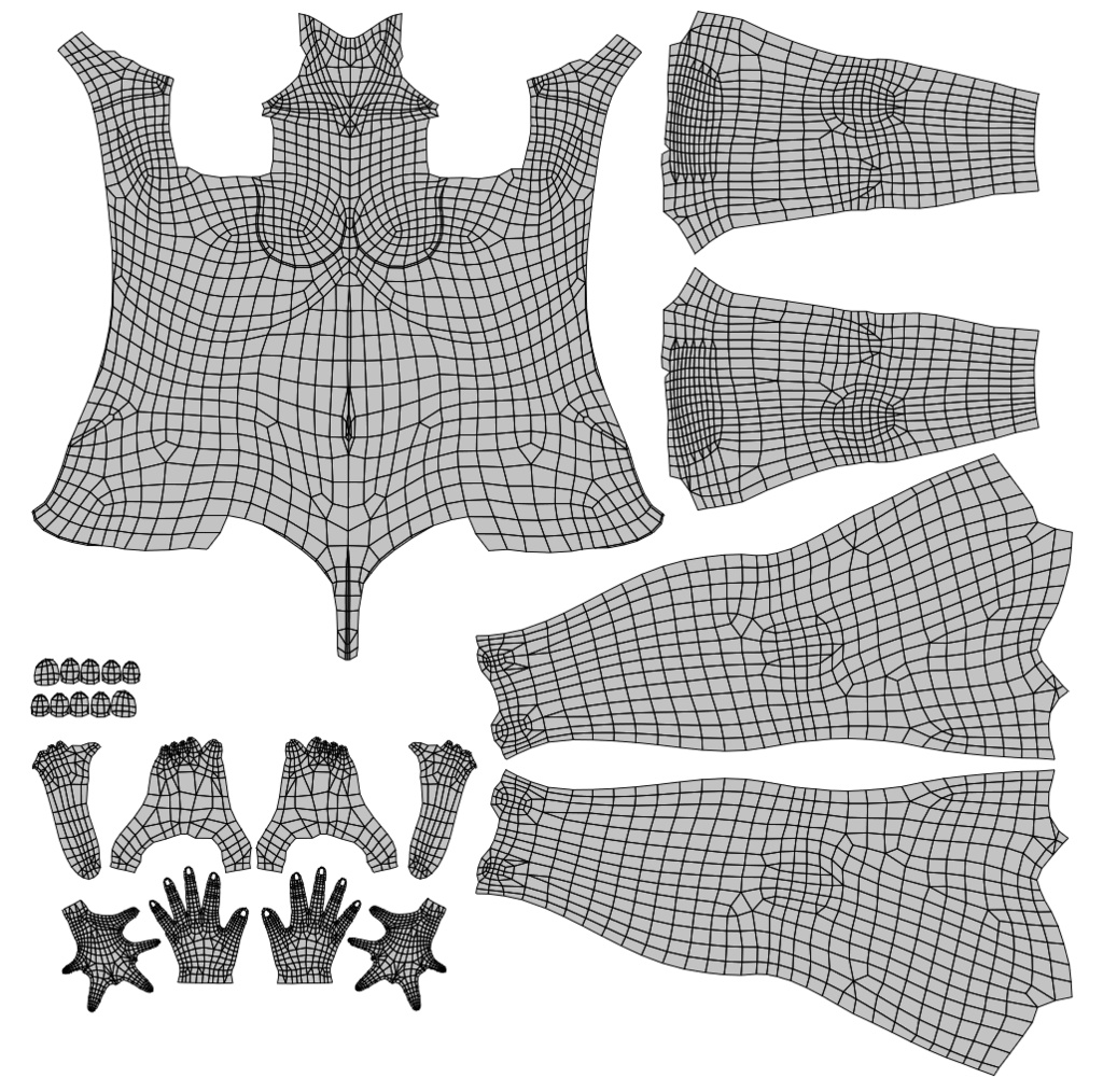 【無料/CC0】アバターを作るための素体