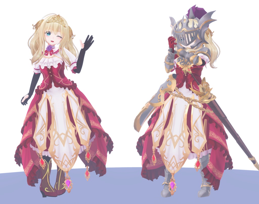 【オリジナル3Dモデル】プリンセス“ヘレン”/Princess Helen