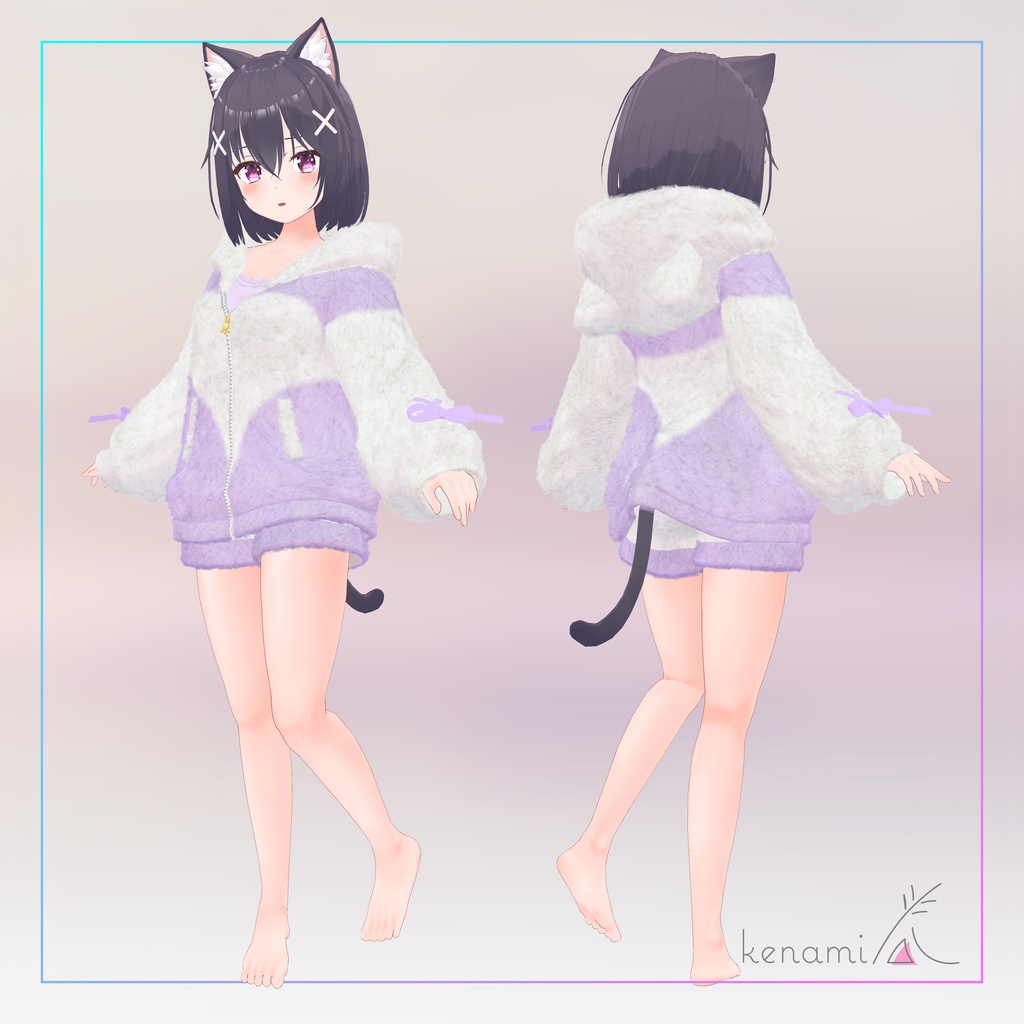 『ここね』-Kokone-【オリジナル3Dモデル】