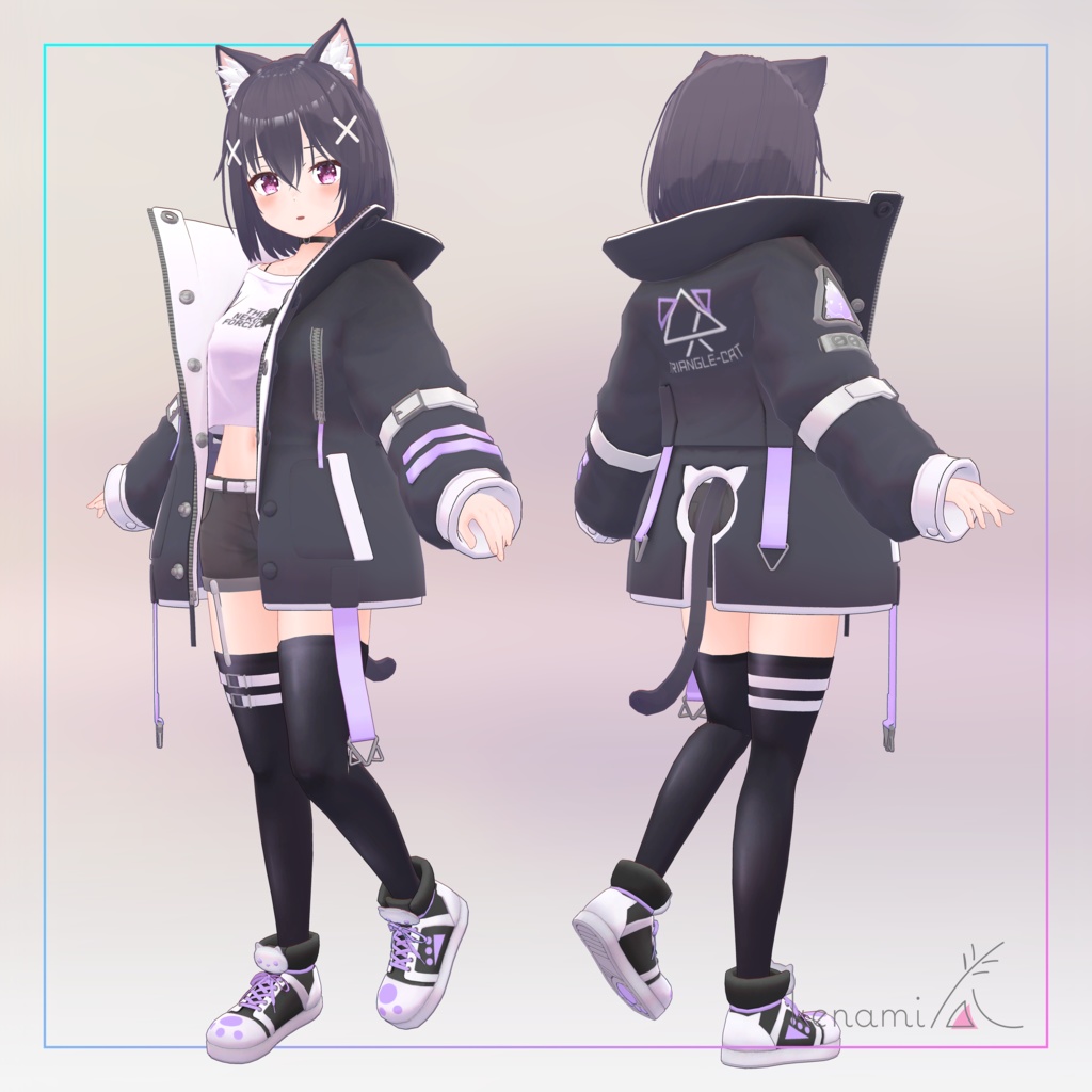 『ここね』-Kokone-【オリジナル3Dモデル】