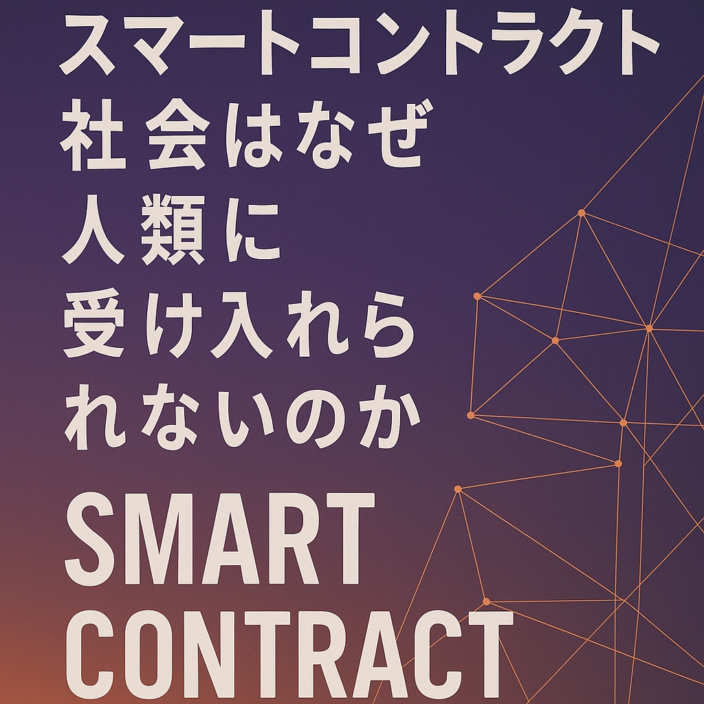スマートコントラクト社会はなぜ人類に受け入れられないのか — 必要悪としての役割を考察する短論考 —