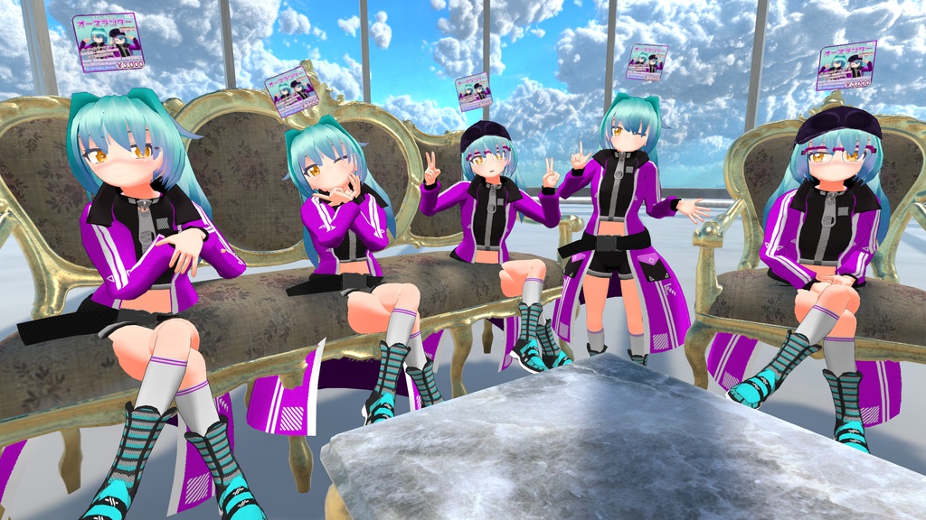 VRChat向け3Dモデル『オースランダー』【バーチャルマーケット3】