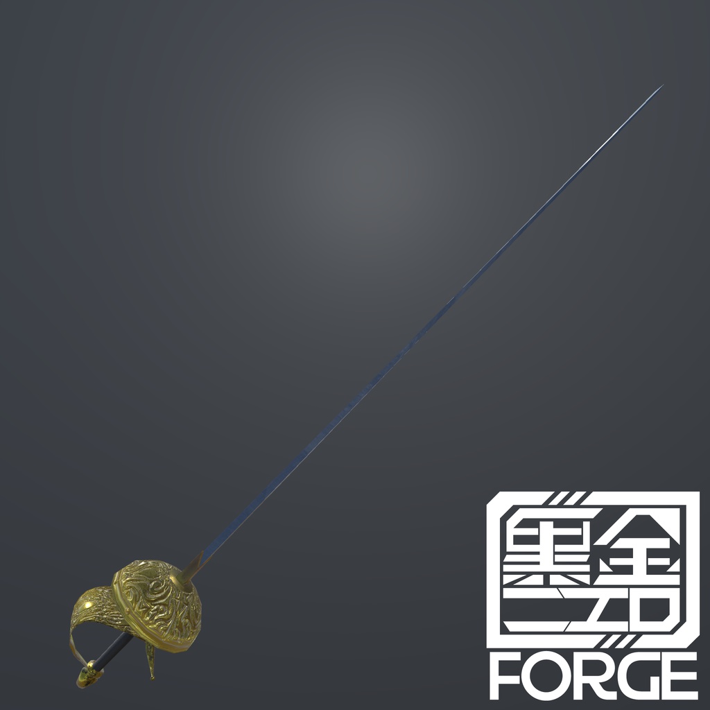 【VRChat向け】高貴レイピア