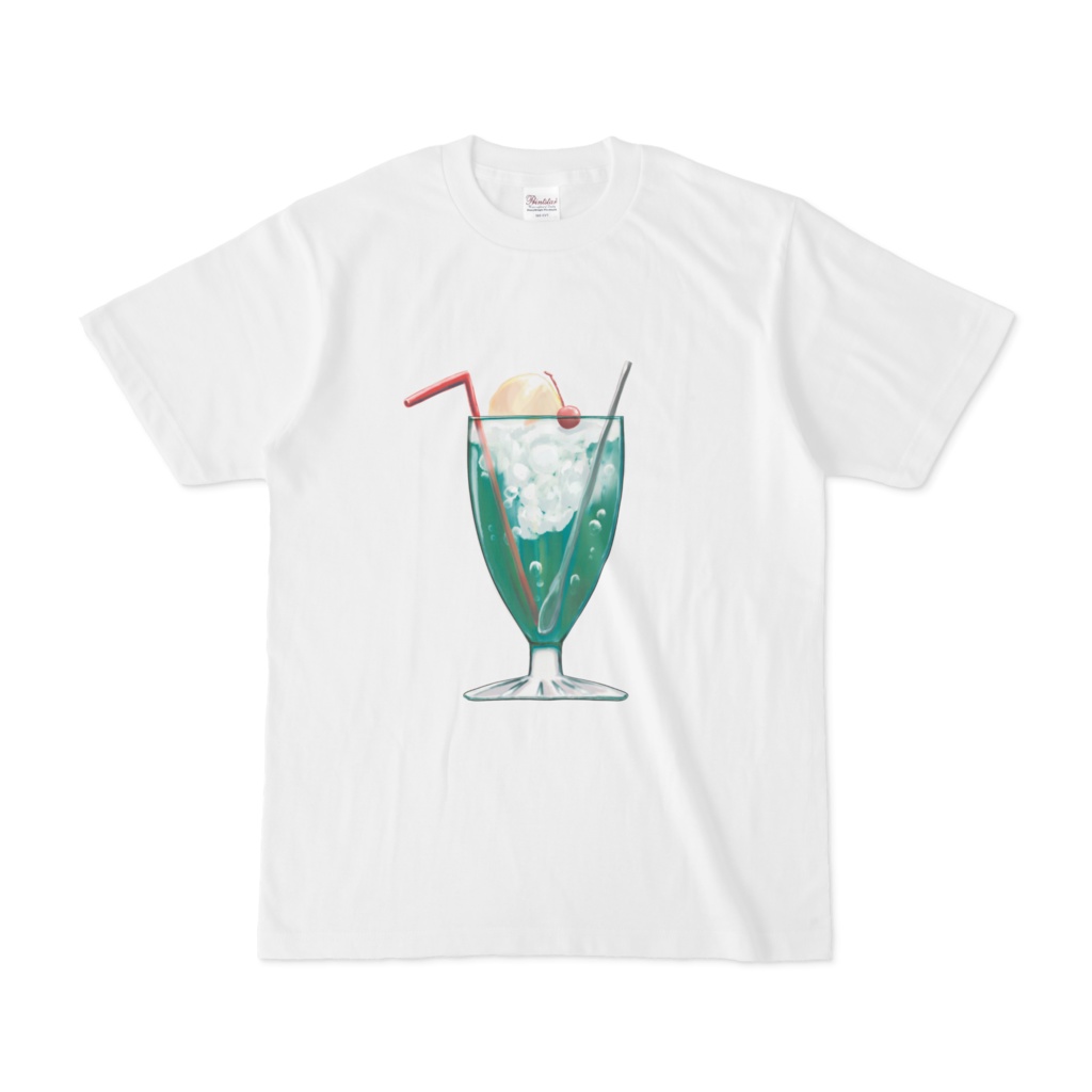 クリームソーダ なシャツ Peach Gorilla Booth