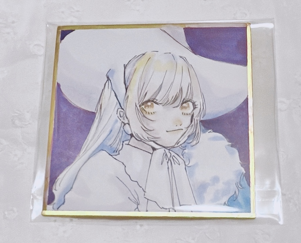 豆色紙　白魔女