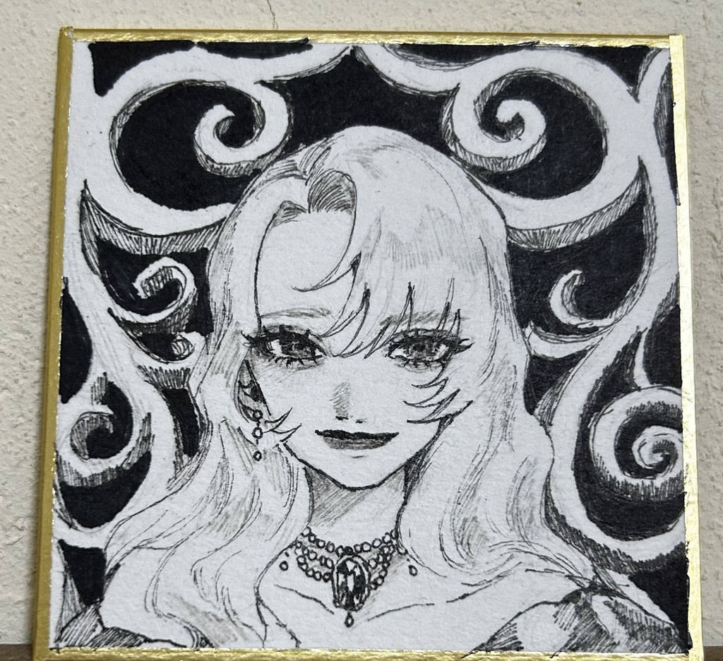 色紙原画（豆）