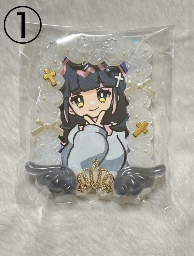 女の子は可愛い!原画入りデコトレカケース