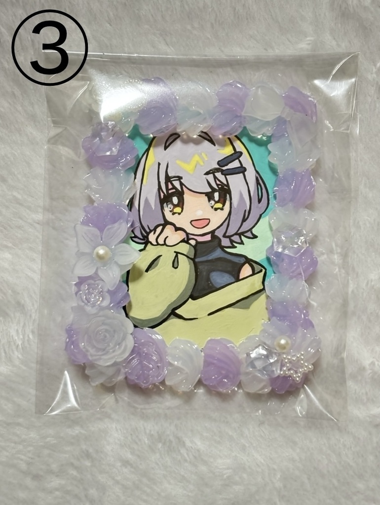 女の子は可愛い!原画入りデコトレカケース