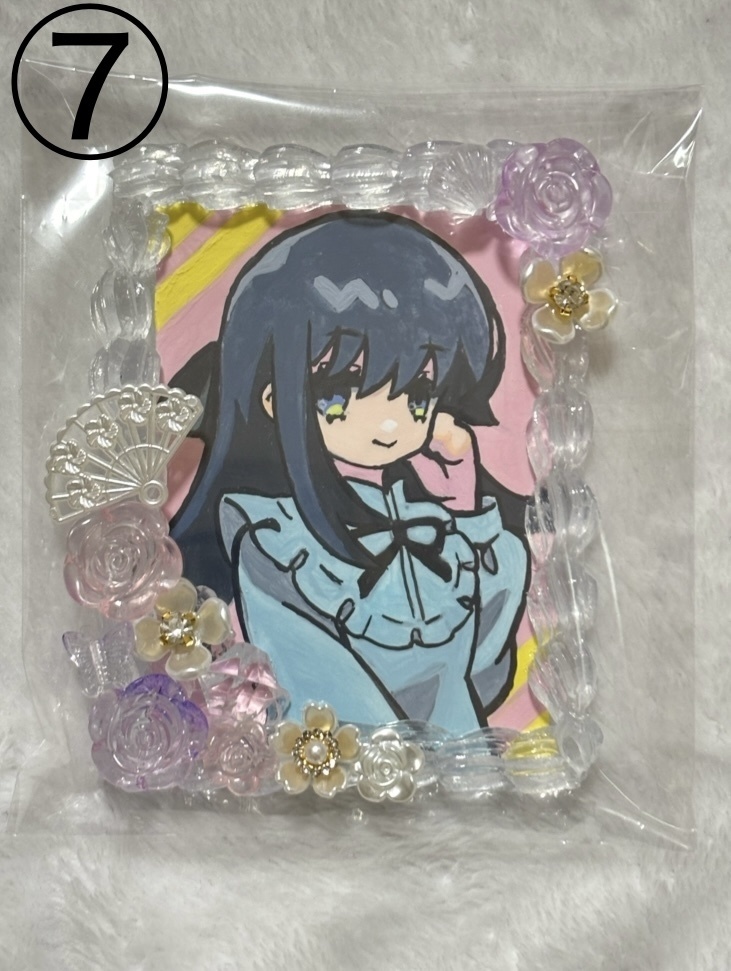 女の子は可愛い!原画入りデコトレカケース