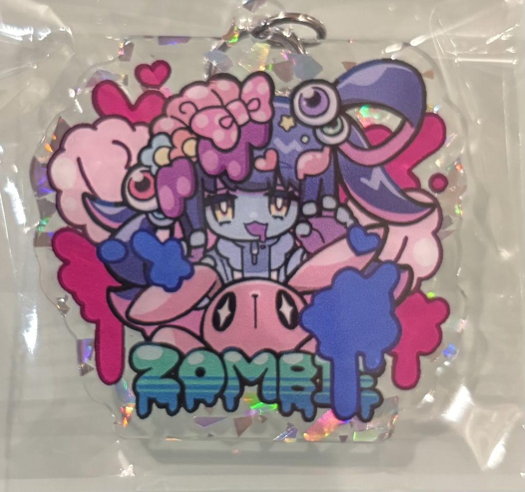 ゾンビちゃんラメアクキー