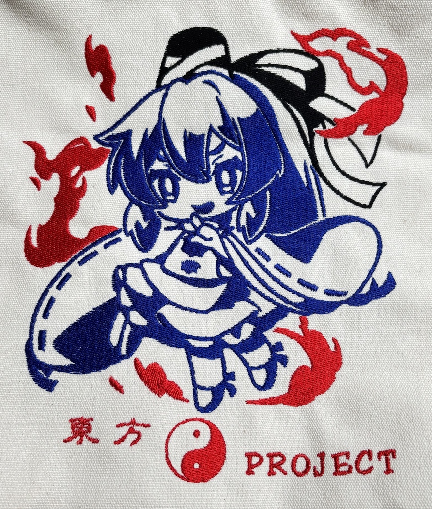 刺繍トートバッグ