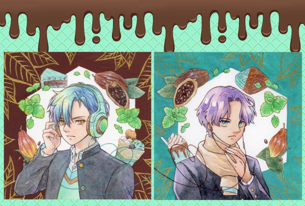 缶バッチロゼット+ポスカセット