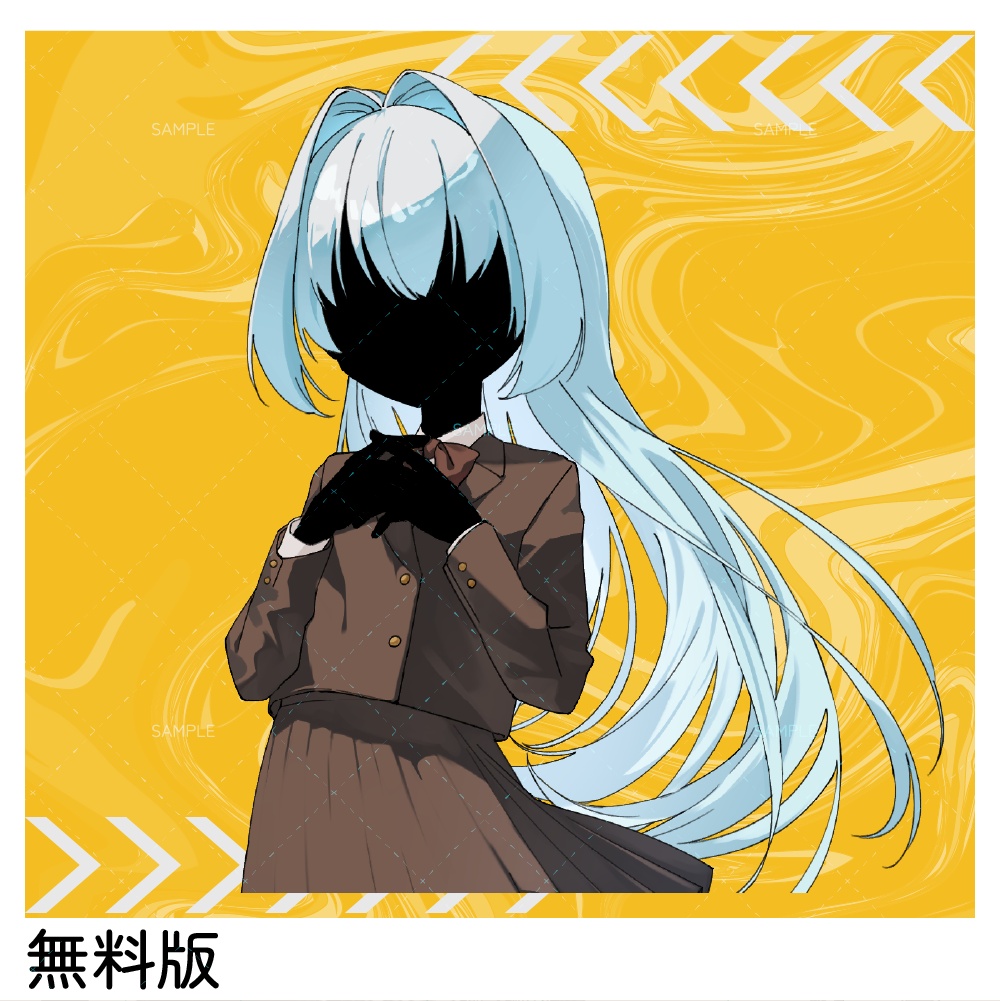 【立ち絵素材-No.26】銀髪の女の子