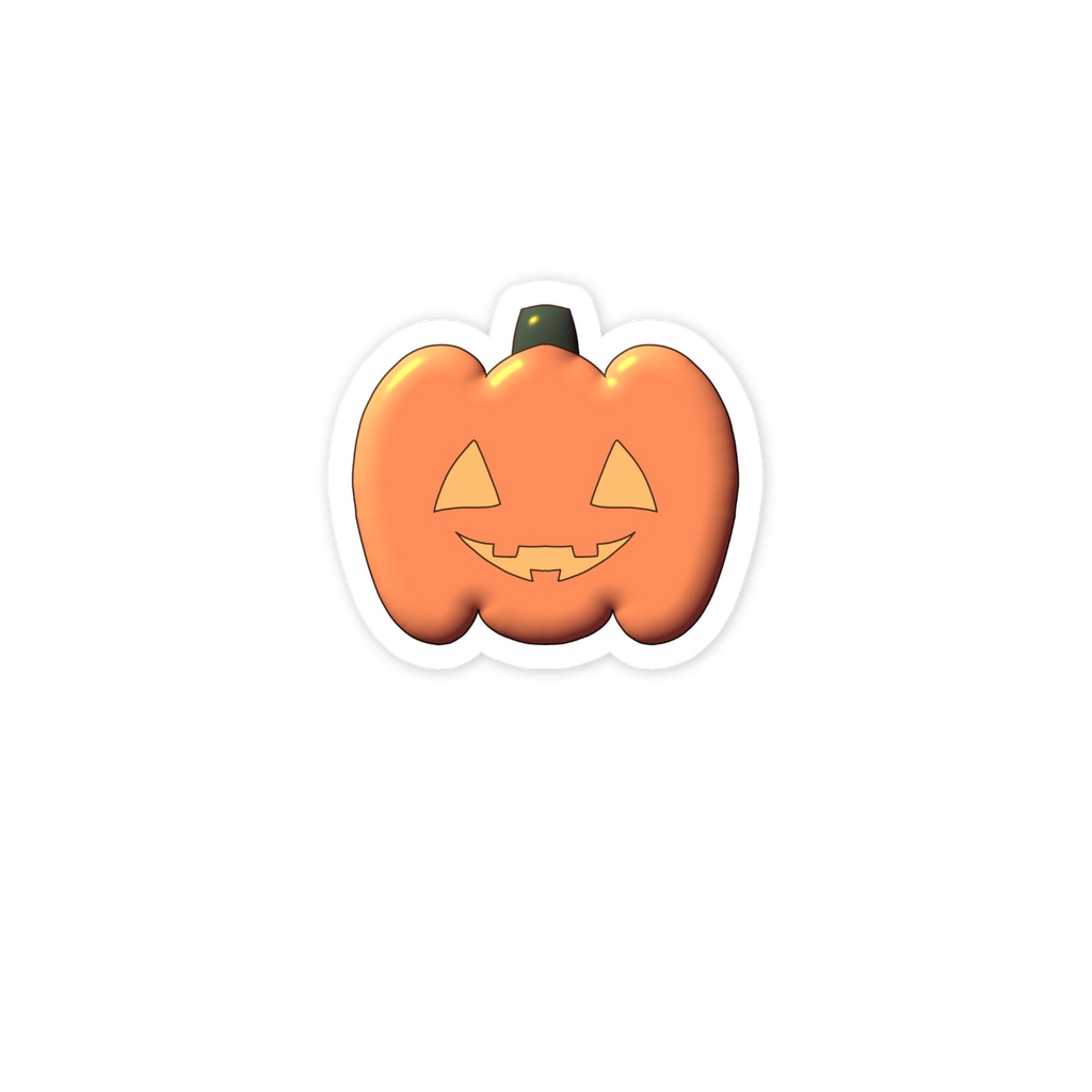 ハロウィンカボチャノーマルステッカー