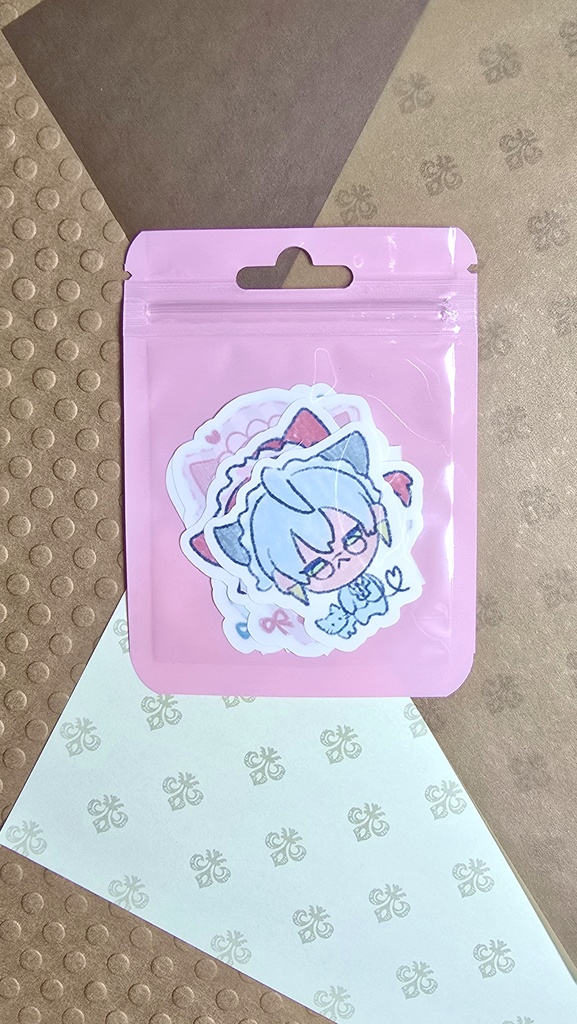 ねこカフェ（媚び）シールセット