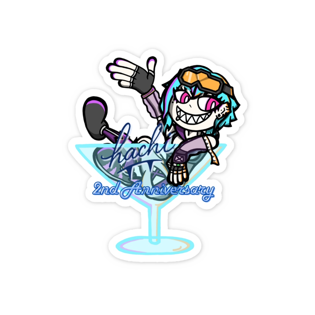 2周年ステッカー【カートゥーン】