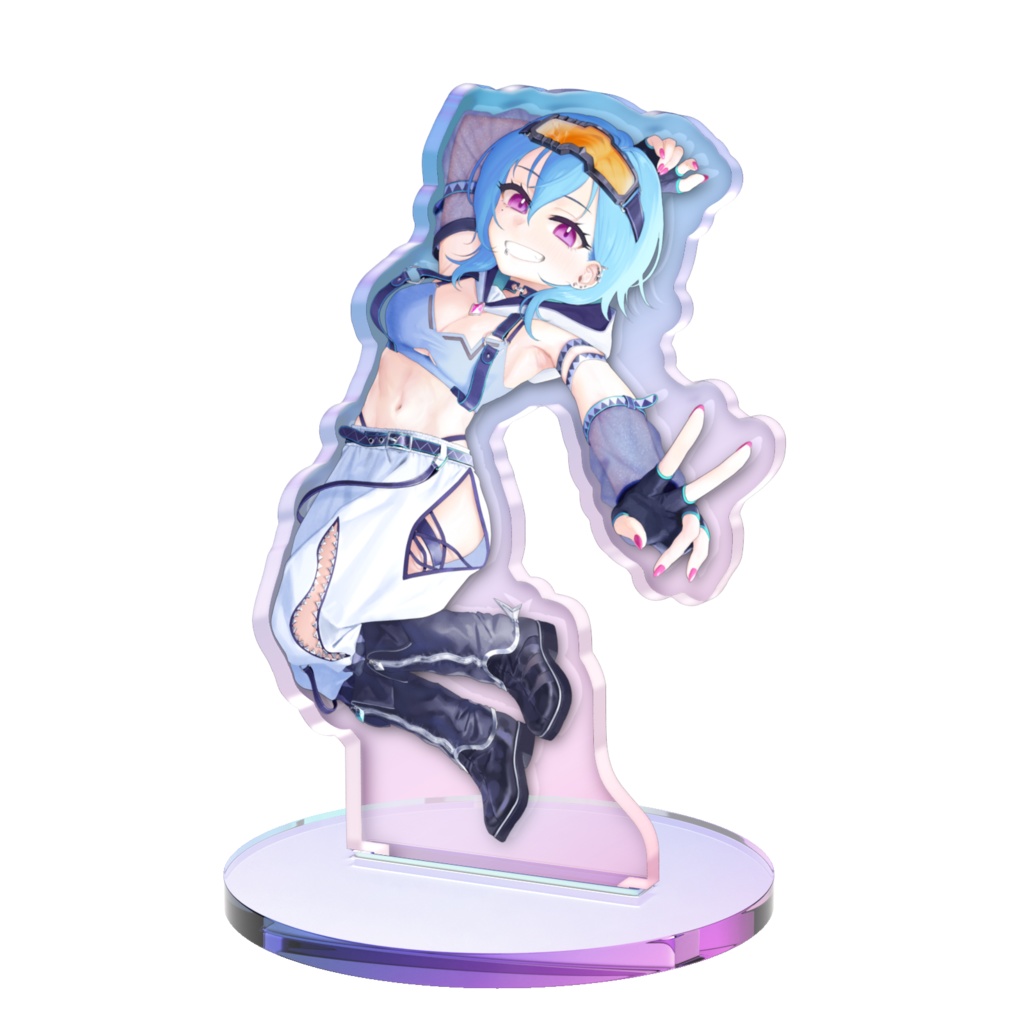 2周年オーロラアクスタ【1枚絵】70㎜