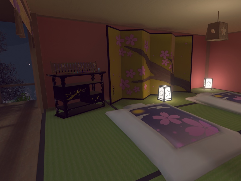 【VRCワールド】桜愛好家に贈る和風屋敷