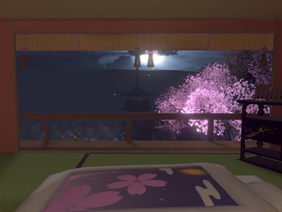 【VRCワールド】桜愛好家に贈る和風屋敷