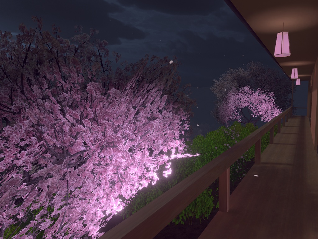 【VRCワールド】桜愛好家に贈る和風屋敷