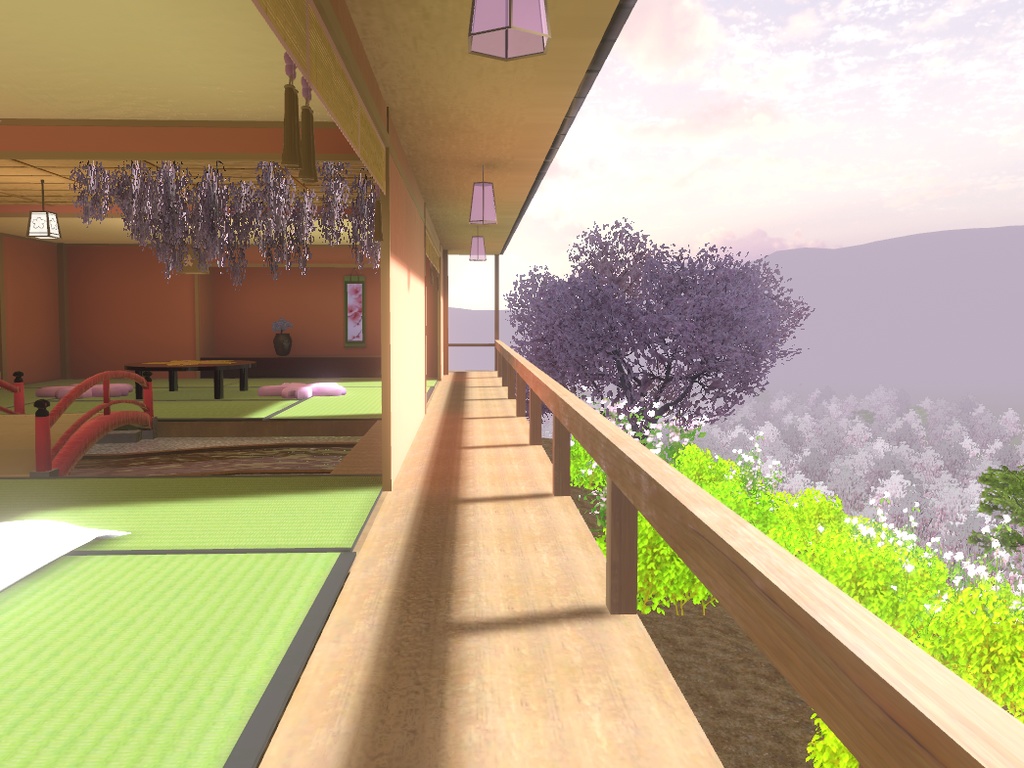 【VRCワールド】桜愛好家に贈る和風屋敷