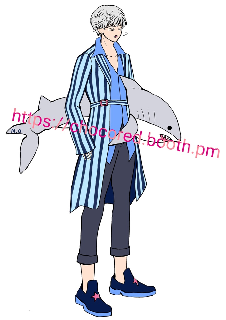 Sleepy Shark Tシャツ