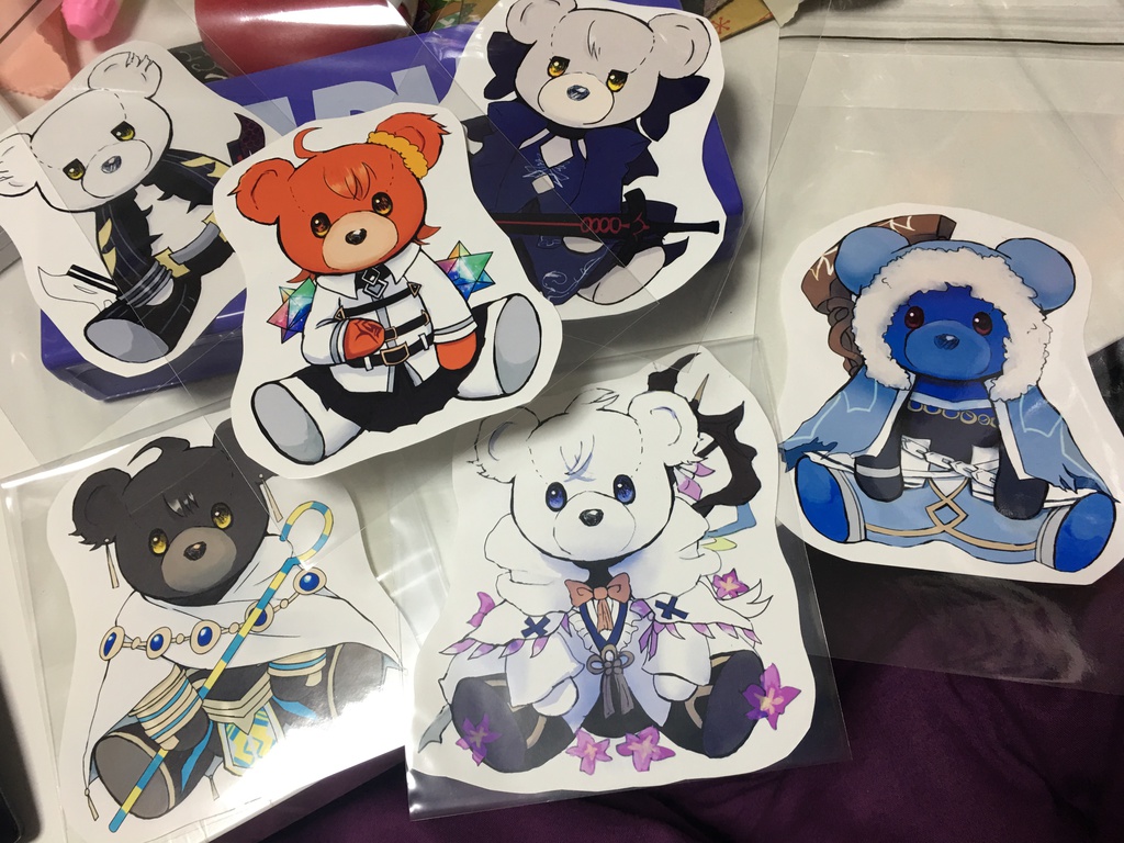 FGOくまさん ダイカットステッカー vol.2
