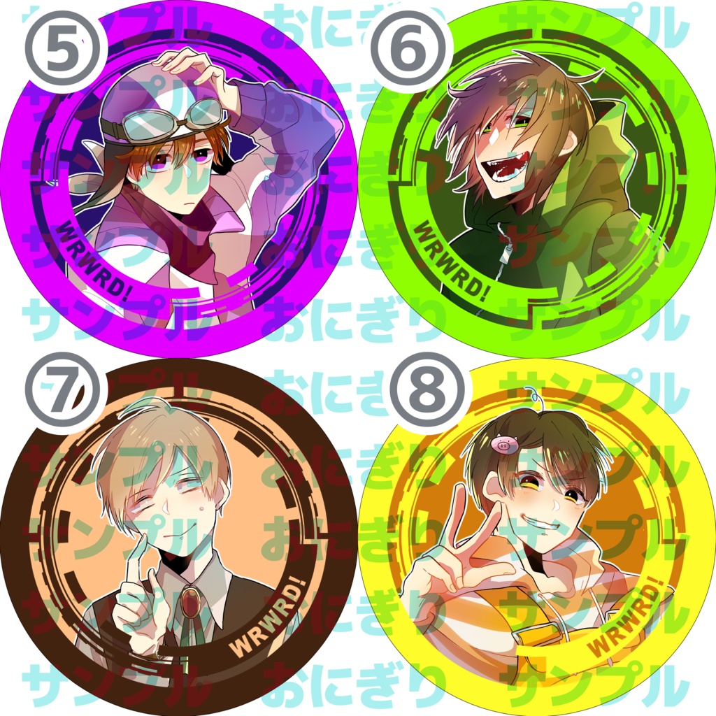 【D!】57mm缶バッジ☆ハンドメイド