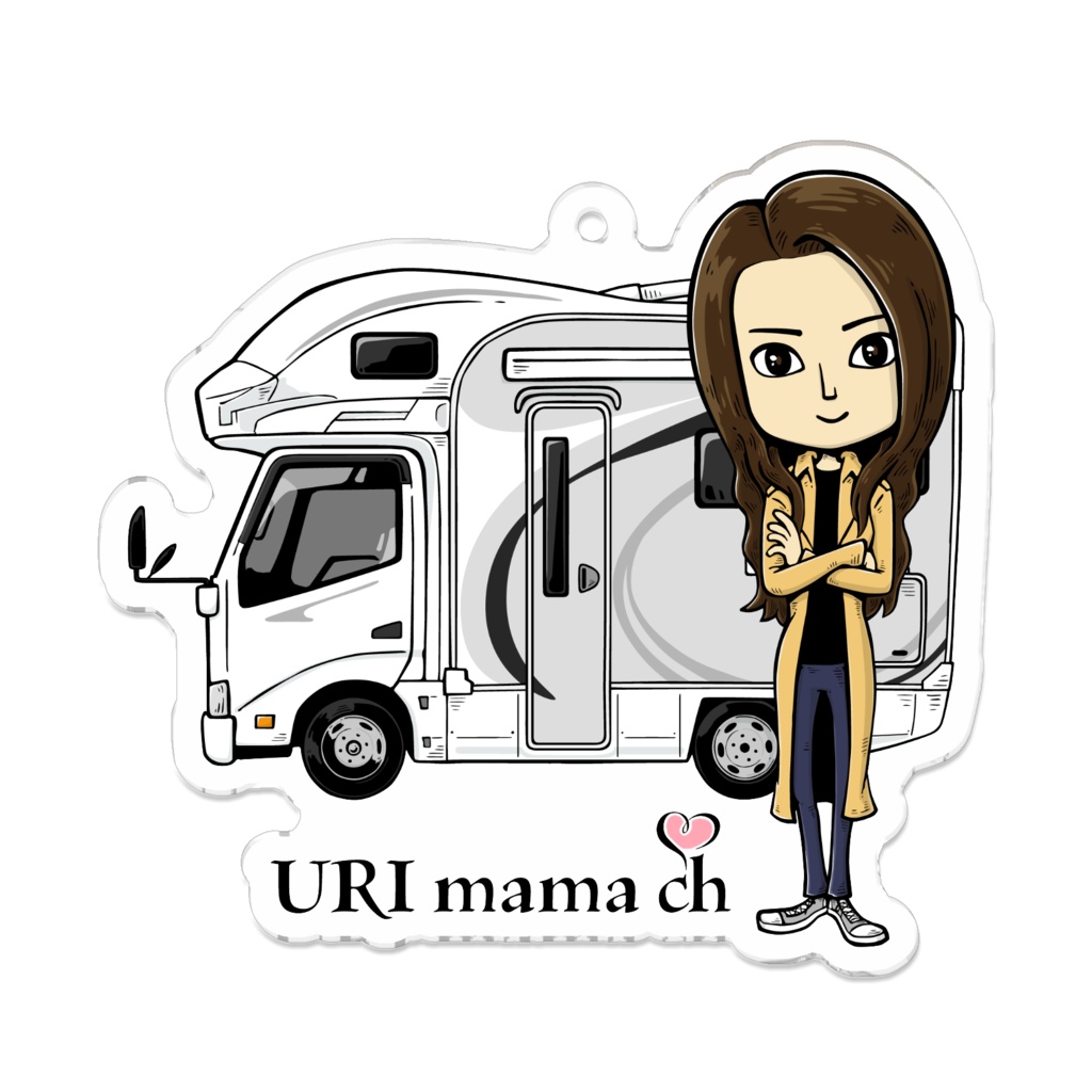 urimamaアクリルキーホルダー