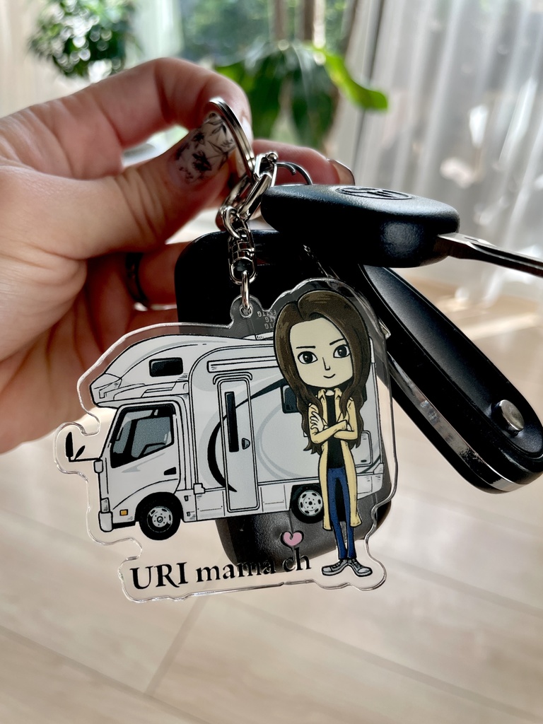 urimamaアクリルキーホルダー