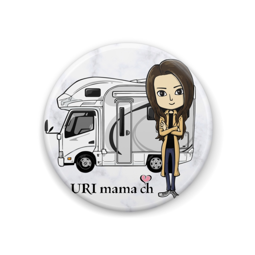 URImama CH缶バッチ