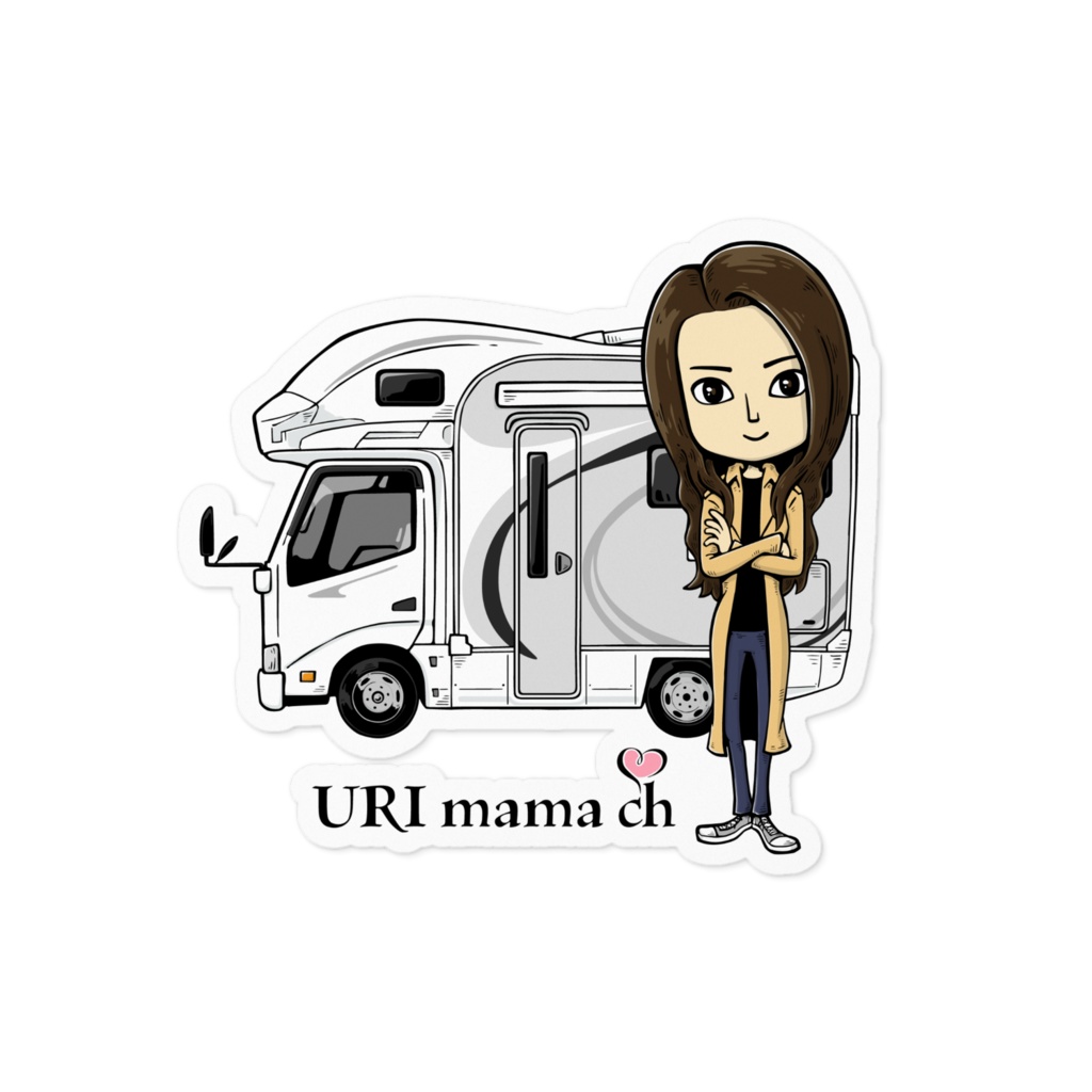 urimamaオリジナルステッカー