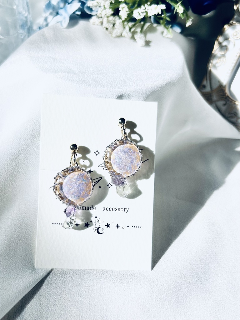 エメアゼ概念アクセサリー揺れるピアス/イヤリング