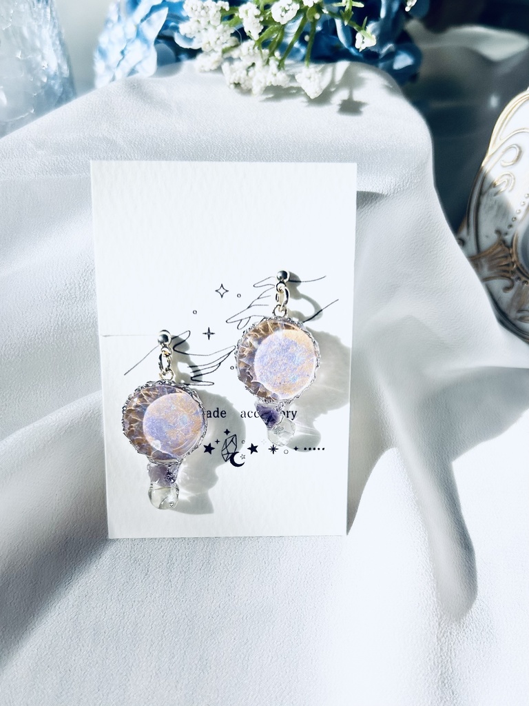 エメアゼ概念アクセサリー揺れるピアス/イヤリング