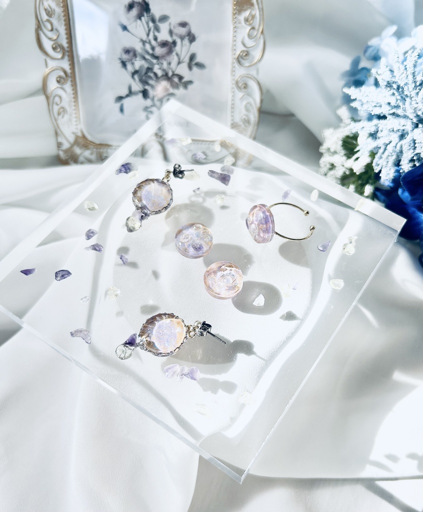 エメアゼ概念アクセサリー揺れるピアス/イヤリング