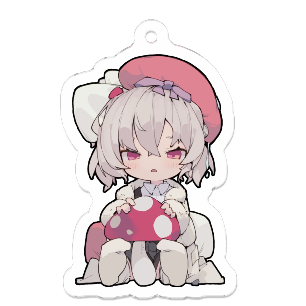 アクリルキーホルダー きのこ