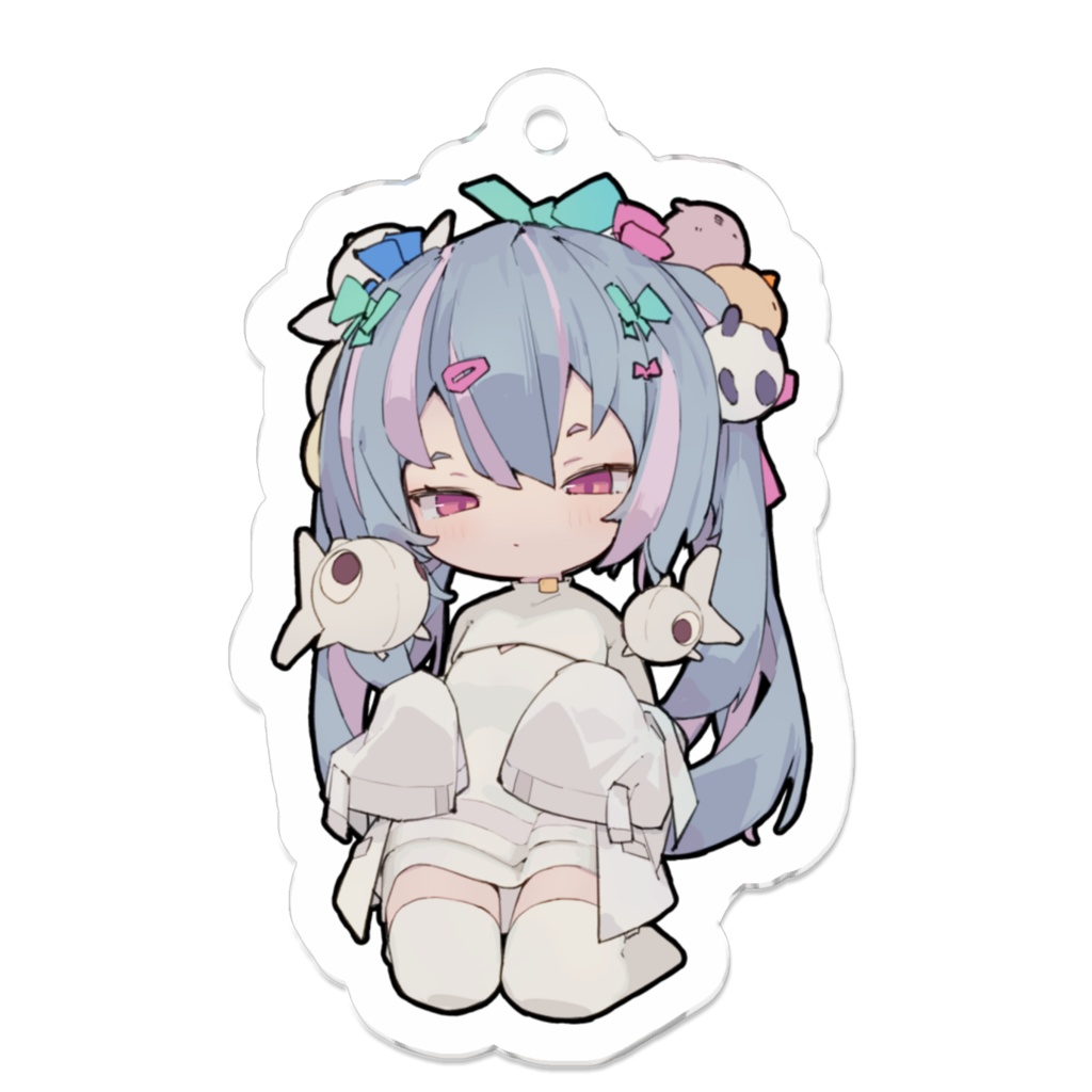 アクリルキーホルダー(コーティング) ぬい