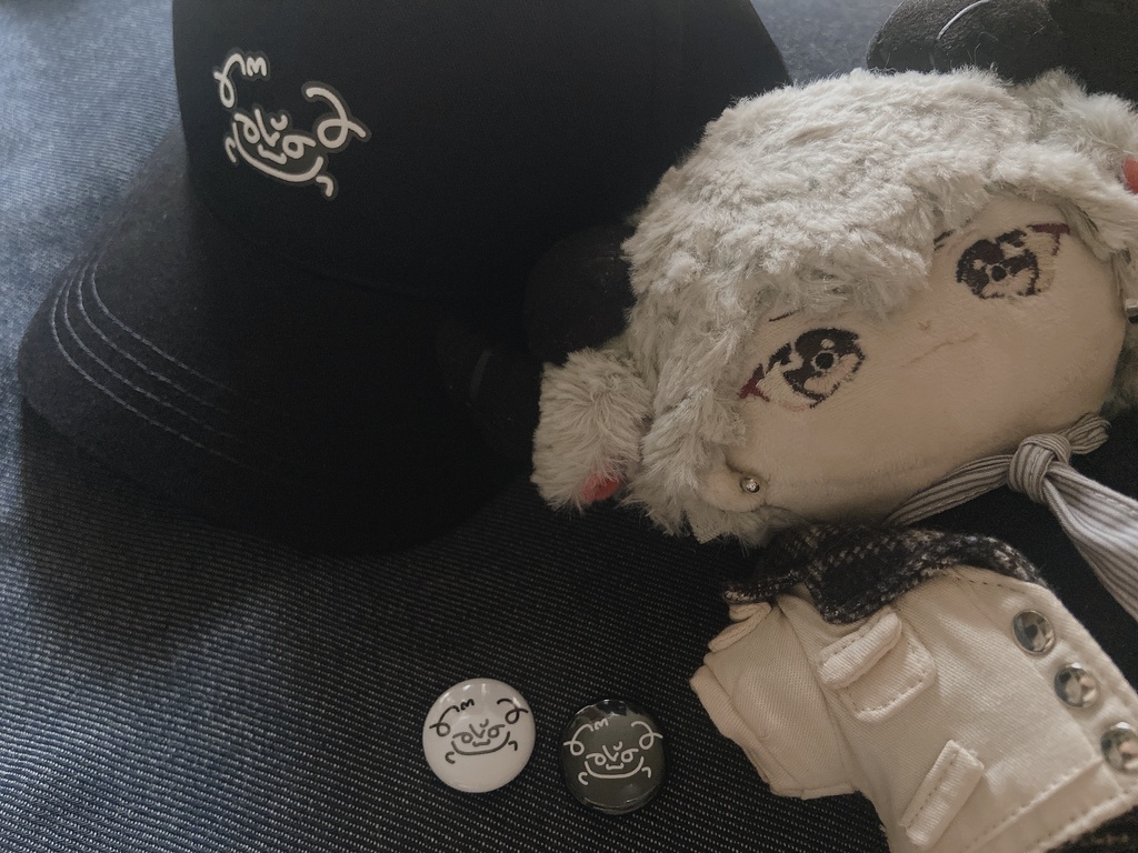 ゆづの似顔絵 缶バッジ