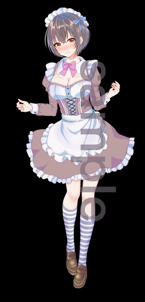 メイド衣装の少女7