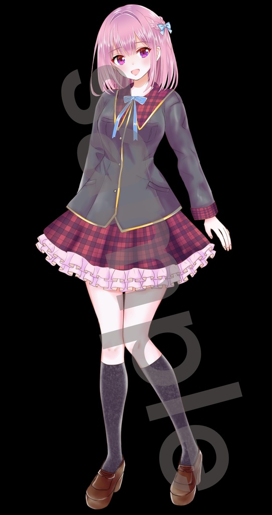 制服の女の子立ち絵36