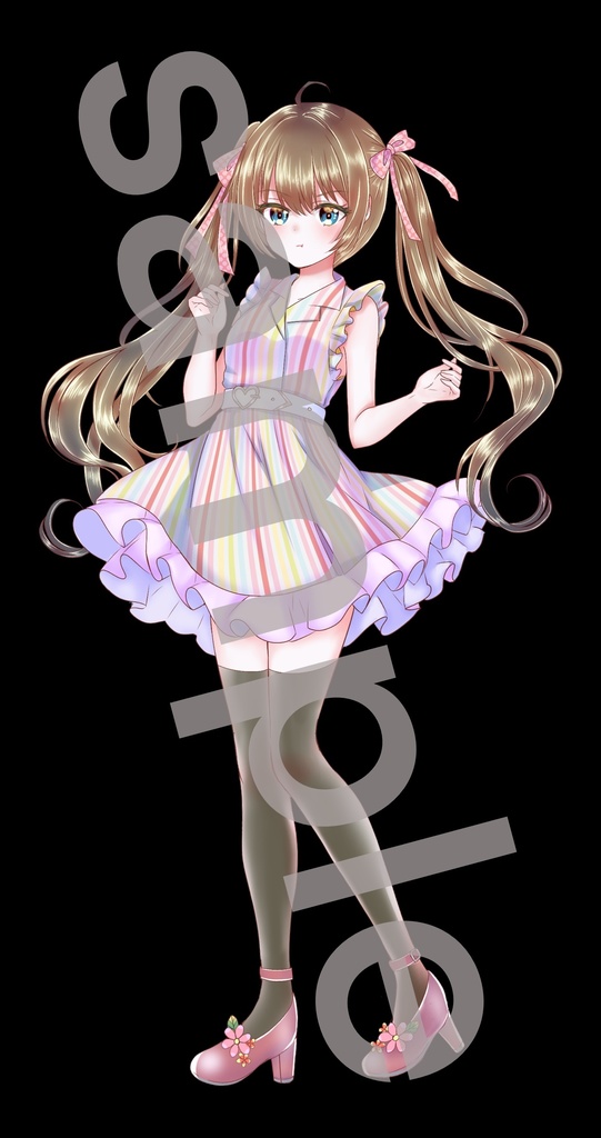 私服の女の子立ち絵16