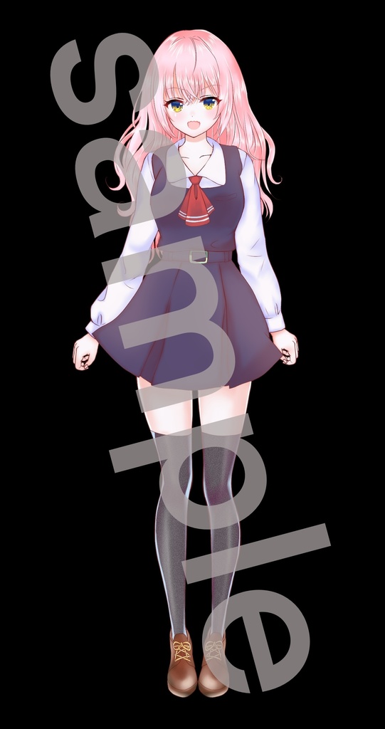 制服の女の子立ち絵38