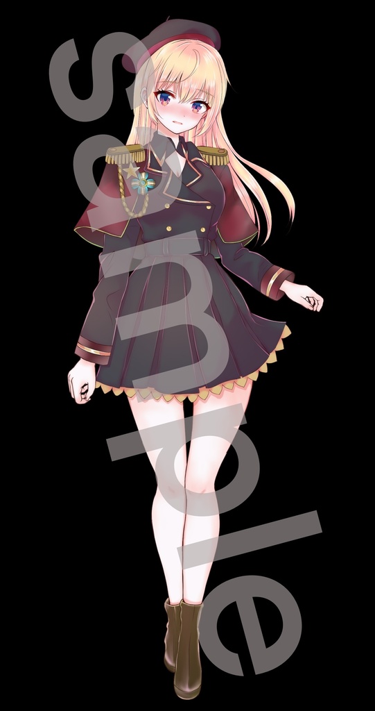 ファンタジー衣装の少女立ち絵20