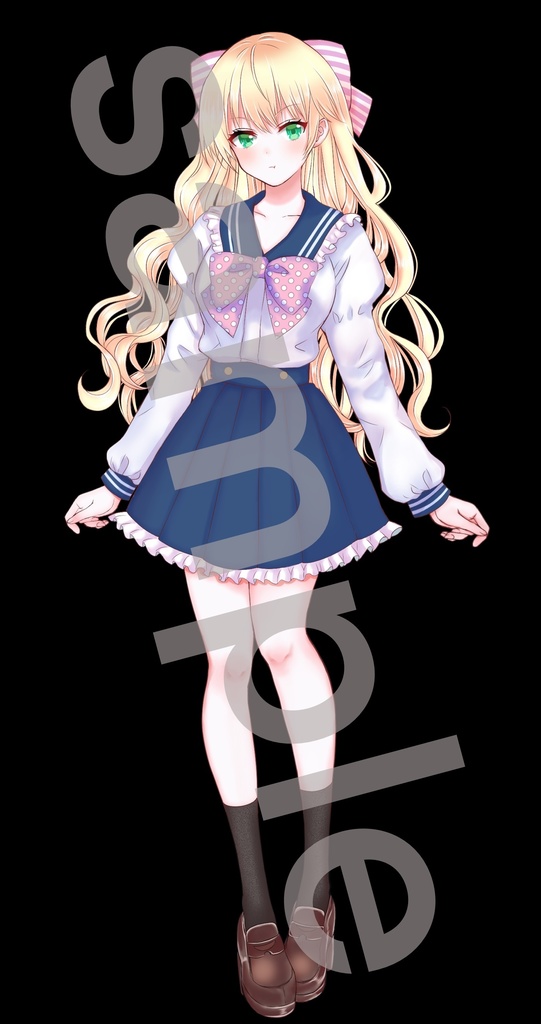 制服の女の子立ち絵42