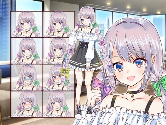 私服の女の子立ち絵17