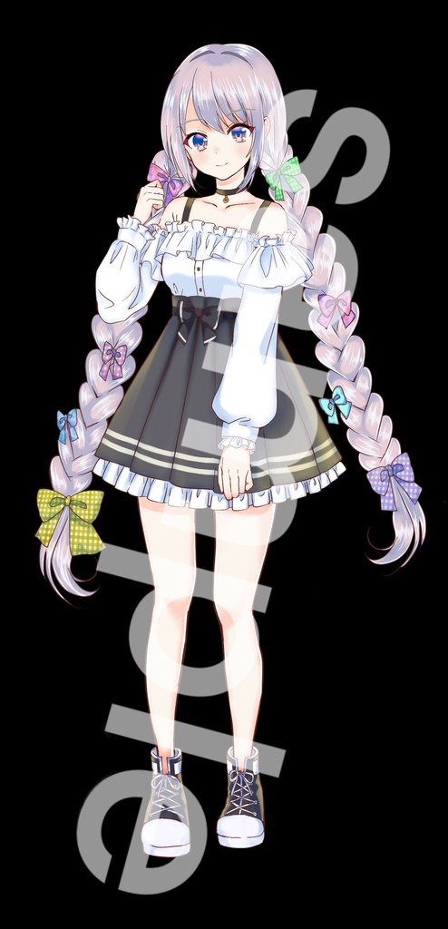 私服の女の子立ち絵17