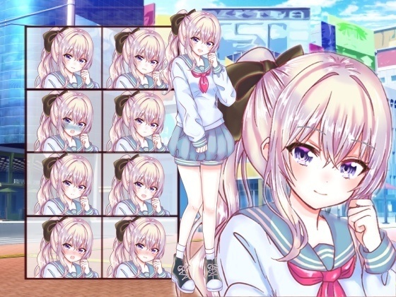 私服の女の子立ち絵18