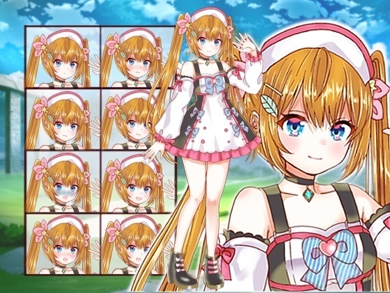 ファンタジー衣装の少女立ち絵27